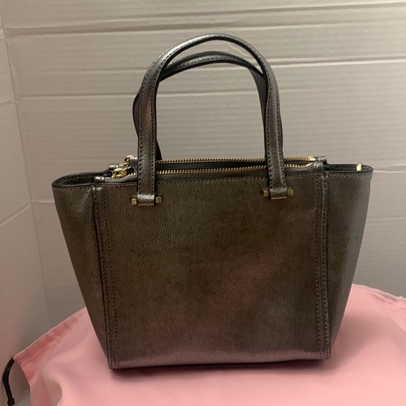 KATE SPADE Pewter Patterson Drive Mini Kona Satchel $329 New Year’s Eve Party - Picture 8 of 13